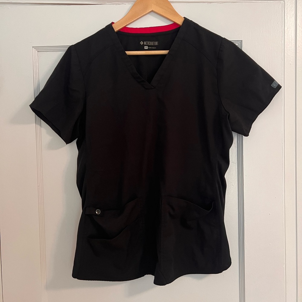 Black Scrub Top